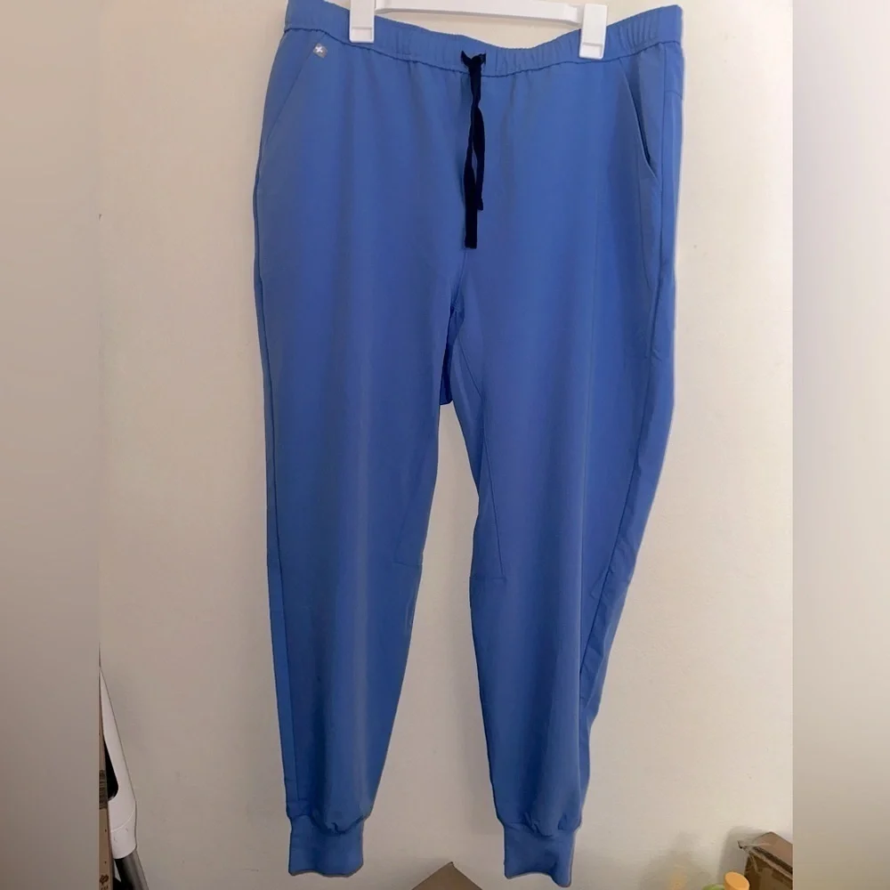 NWT Figs Men's Tansen Jogger Scrub Pants blue XXL